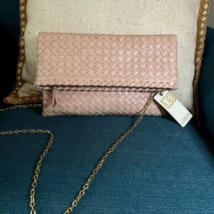 Urban Expressions Pink Detachable Crossbody/Clutch Purse